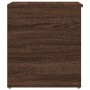 Baúl de almacenaje madera contrachapada marrón roble 84x42x46cm en Baúles de almacenamiento | Comprar online en Foru.es