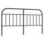 Kopfteil aus schwarzem Metall, 180 cm von vidaXL, Kopf- und Fußteile - Ref: Foro24-353671, Preis: 37,36 €, Rabatt: %