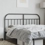 Cabecero de metal negro 180 cm de vidaXL, Cabeceros y pies de cama - Ref: Foro24-353671, Precio: 38,49 €, Descuento: %