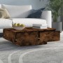 Mesa de centro madera contrachapada roble ahumado 90x60x31 cm en Mesas de centro | Comprar online en Foru.es