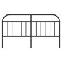 Cabecero de metal negro 180 cm de vidaXL, Cabeceros y pies de cama - Ref: Foro24-353671, Precio: 38,49 €, Descuento: %