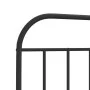 Kopfteil aus schwarzem Metall, 180 cm von vidaXL, Kopf- und Fußteile - Ref: Foro24-353671, Preis: 37,36 €, Rabatt: %