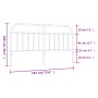 Cabecero de metal negro 180 cm de vidaXL, Cabeceros y pies de cama - Ref: Foro24-353671, Precio: 38,49 €, Descuento: %