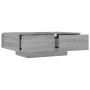 Mesa de centro madera contrachapada gris Sonoma 90x60x31 cm en Mesas de centro | Comprar online en Foru.es