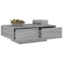Mesa de centro madera contrachapada gris Sonoma 90x60x31 cm en Mesas de centro | Comprar online en Foru.es