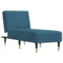 Sofá diván de terciopelo azul de vidaXL, Divanes - Ref: Foro24-352801, Precio: 157,70 €, Descuento: %