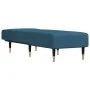 Sofá diván de terciopelo azul de vidaXL, Divanes - Ref: Foro24-352801, Precio: 157,70 €, Descuento: %