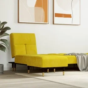 Sofá diván de terciopelo amarillo de vidaXL, Divanes - Ref: Foro24-352812, Precio: 168,83 €, Descuento: %