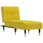 Sofá diván de terciopelo amarillo de vidaXL, Divanes - Ref: Foro24-352812, Precio: 165,15 €, Descuento: %