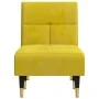 Sofá diván de terciopelo amarillo de vidaXL, Divanes - Ref: Foro24-352812, Precio: 168,83 €, Descuento: %