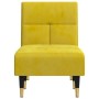 Sofá diván de terciopelo amarillo de vidaXL, Divanes - Ref: Foro24-352812, Precio: 165,15 €, Descuento: %