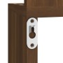 Estantería esquina pared madera roble marrón 20x20x127,5 cm en Estanterías | Comprar online en Foru.es