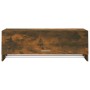 Armario madera contrachapada color roble ahumado 100x32,5x35 cm en Armarios roperos | Comprar online en Foru.es
