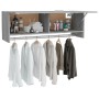 Armario madera contrachapada gris Sonoma 100x32,5x35 cm en Armarios roperos | Comprar online en Foru.es