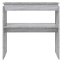 Mesa consola madera contrachapada gris Sonoma 80x30x80 cm en Mesas auxiliares | Comprar online en Foru.es