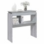 Mesa consola madera contrachapada gris Sonoma 80x30x80 cm en Mesas auxiliares | Comprar online en Foru.es