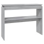 Mesa consola madera contrachapada gris Sonoma 102x30x80 cm en Mesas auxiliares | Comprar online en Foru.es