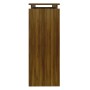 Mesa consola madera contrachapada roble marrón 102x30x80 cm en Mesas auxiliares | Comprar online en Foru.es