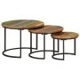 Stackable tables 3 pieces solid reclaimed wood by vidaXL, Coffee table - Ref: Foro24-353902, Price: 99,00 €, Discount: %