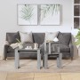 Mesas apilables 3 pzas madera contrachapada color gris Sonoma en Mesas auxiliares | Comprar online en Foru.es