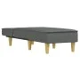 Sofá diván de tela gris oscuro de vidaXL, Divanes - Ref: Foro24-352832, Precio: 146,11 €, Descuento: %