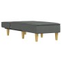 Sofá diván de tela gris oscuro de vidaXL, Divanes - Ref: Foro24-352832, Precio: 149,54 €, Descuento: %