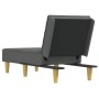 Sofá diván de tela gris oscuro de vidaXL, Divanes - Ref: Foro24-352832, Precio: 149,54 €, Descuento: %