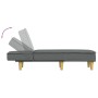 Sofá diván de tela gris oscuro de vidaXL, Divanes - Ref: Foro24-352832, Precio: 149,54 €, Descuento: %
