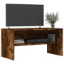 Mueble de TV madera de ingeniería roble ahumado 80x40x40 cm en Muebles TV | Comprar online en Foru.es