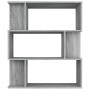 Estantería/Biombo madera contrachapada gris Sonoma 80x24x96 cm en Librerías y estanterías | Comprar online en Foru.es