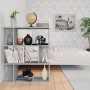 Estantería/Biombo madera contrachapada gris Sonoma 80x24x96 cm en Librerías y estanterías | Comprar online en Foru.es