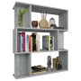 Estantería/Biombo madera contrachapada gris Sonoma 80x24x96 cm en Librerías y estanterías | Comprar online en Foru.es
