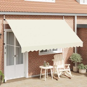Toldo retráctil de operación manual 350 cm crema en Toldos | Comprar online en Foru.es