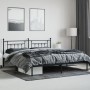 Estructura de cama con cabecero metal negro 200x200 cm de vidaXL, Camas y somieres - Ref: Foro24-353544, Precio: 132,69 €, De...