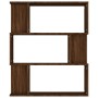 Estantería/Biombo madera contrachapada marrón roble 80x24x96 cm en Librerías y estanterías | Comprar online en Foru.es