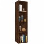 Estantería/mueble TV contrachapada marrón roble 36x30x143 cm en Librerías y estanterías | Comprar online en Foru.es