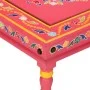 Mesa de centro madera maciza de mango rosa pintada a mano de vidaXL, Mesas de centro - Ref: Foro24-353762, Precio: 62,35 €, D...