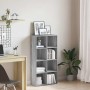 Estantería/Aparador madera contrachapada gris 66x30x130 cm en Librerías y estanterías | Comprar online en Foru.es