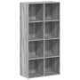 Estantería/Aparador madera contrachapada gris 66x30x130 cm en Librerías y estanterías | Comprar online en Foru.es