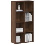 Estantería/Aparador contrachapada marrón roble 66x30x130 cm en Librerías y estanterías | Comprar online en Foru.es