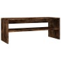 Mesa de centro madera contrachapada roble ahumado 100x40x40 cm en Mesas de centro | Comprar online en Foru.es