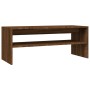 Mesa de centro madera contrachapada roble marrón 100x40x40 cm en Mesas de centro | Comprar online en Foru.es
