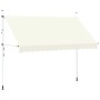 Toldo retráctil de operación manual 350 cm crema en Toldos | Comprar online en Foru.es