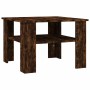 Mesa de centro madera contrachapada roble ahumado 60x60x42 cm en Mesas de centro | Comprar online en Foru.es