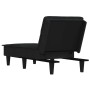 Sofá diván de terciopelo negro de vidaXL, Divanes - Ref: Foro24-352847, Precio: 137,87 €, Descuento: %