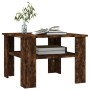 Mesa de centro madera contrachapada roble ahumado 60x60x42 cm en Mesas de centro | Comprar online en Foru.es