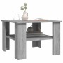 Mesa de centro de madera contrachapada gris Sonoma 60x60x42 cm en Mesas de centro | Comprar online en Foru.es