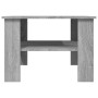 Mesa de centro de madera contrachapada gris Sonoma 60x60x42 cm en Mesas de centro | Comprar online en Foru.es