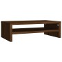 Soporte de monitor madera contrachapada roble marrón 42x24x13cm en Muebles TV | Comprar online en Foru.es