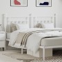 Cabecero de metal blanco 160 cm de vidaXL, Cabeceros y pies de cama - Ref: Foro24-353621, Precio: 51,73 €, Descuento: %